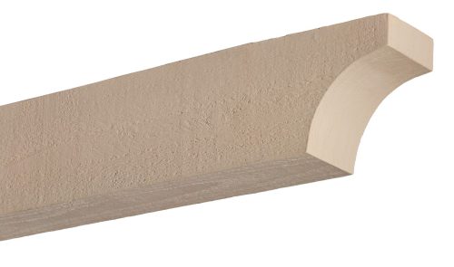 Fypon 4pcs Rough Sawn Wood Grain Cove Profile Rafter Tails