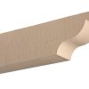 Fypon 4pcs Rough Sawn Wood Grain Scroll Profile Rafter Tails