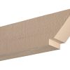 Fypon 4pcs Rough Sawn Wood Grain Slant Profile Rafter Tails