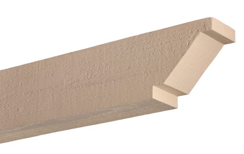 Fypon 4pcs Rough Sawn Wood Grain Slant Profile Rafter Tails