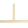 Fypon Wood-Grained Meier Gable Pediments without Chamfered End