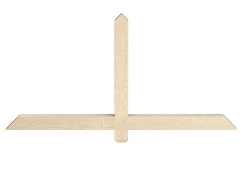 Fypon Wood-Grained Chamfered End Meier Gable Pediments
