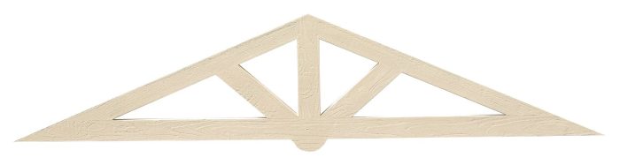 Fypon Flat Style Rough Sawn Gable Pediment