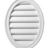 Fypon Oval Louver Functional Brickmould Style