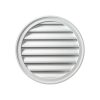Fypon Decorative Brick Mould Style Round Louver