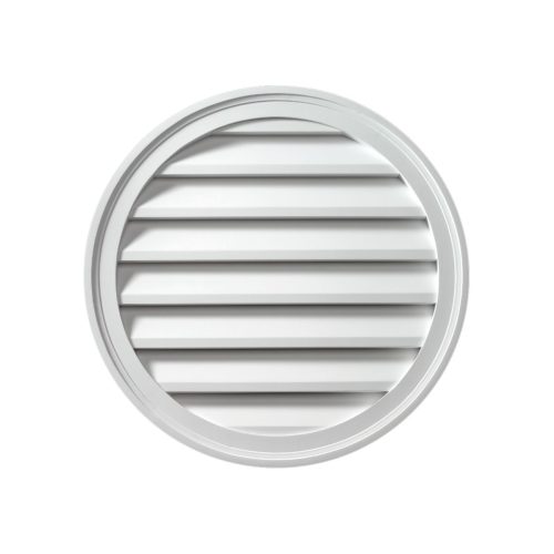 Fypon Decorative Brick Mould Style Round Louver