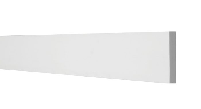 Fypon FLT1X3-12 4pcs Polyurethane Smooth Flat Trim