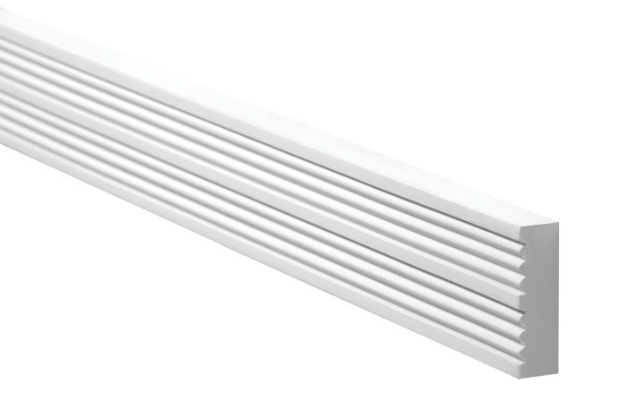 Fypon MLD205-12 Smooth Fluted Casing Moulding