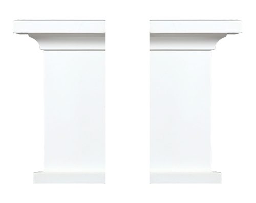 Fypon 9 inches Craftsman Cove End Caps