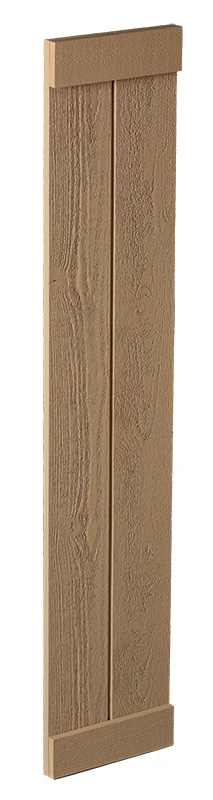 Fypon End Batten Rough Sawn Cedar Board & Batten Shutters