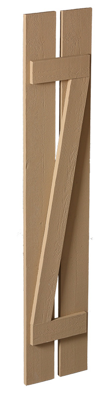 Plank Shutters — Z-Batten