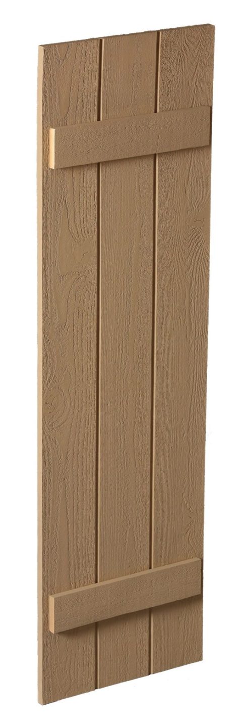 Fypon 2-Batten Rough Sawn Cedar Board & Batten Shutters