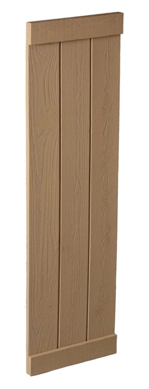 Fypon End Batten Rough Sawn Cedar Board & Batten Shutters