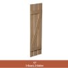 Fypon Z-Batten Rough Sawn Cedar Plank Shutters