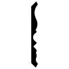 Empire 42 5/32 x 7 inches Primed MDF Crown Molding