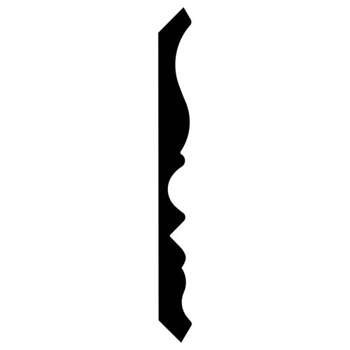 Empire 42 5/32 x 7 inches Primed MDF Crown Molding