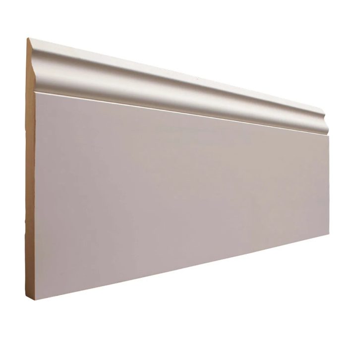 Empire 7163 19/32 x 7-1/4 inches Primed MDF Baseboard