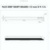 Empire 9623 1/2 x 9-1/4 inches MDF Princeton Skirt Board