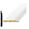 Empireco L163E 1/2 x 5-1/4-inches Painted White MDF Baseboard