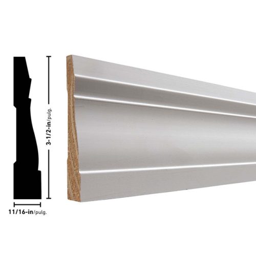 Empire L361 11/16 x 3-1/2 inches Primed FJ Pine Casing