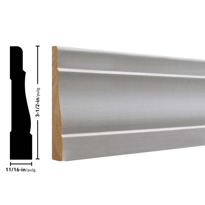 Empire 444 11/16 x 3-1/2-inches Primed FJ Pine Casing