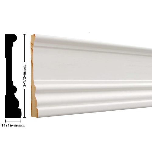 Empire P450 11/16 x 3-1/2-inches Primed FJ Pine Casing