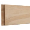 Empire Primed FJ Pine Flat Jamb Pair Below Dado
