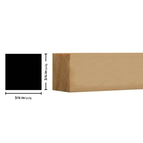 Empireco 239 3/4 x 3/4 inches Pine S4S Moulding