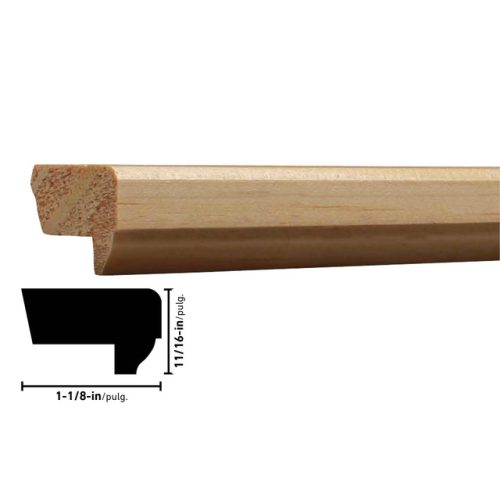 Empireco 281 11/16 x 1-1/8 inches Pine Back Band