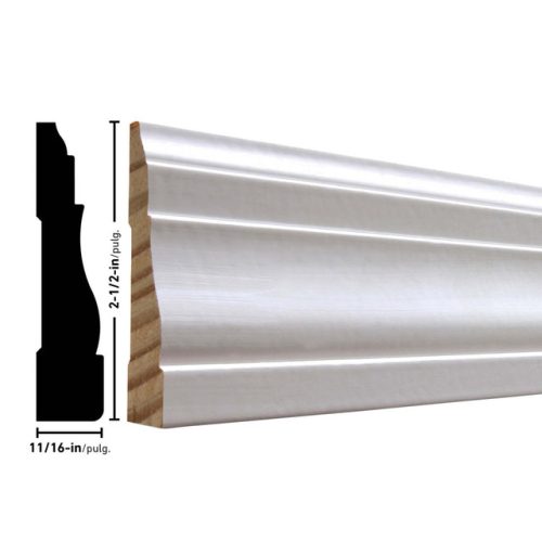 Empireco 361 11/16 x 2-1/2 inches Pine Wood Casing
