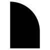 Empireco 126 1/2 x 3/4 inches FJ Poplar Shoe Moulding