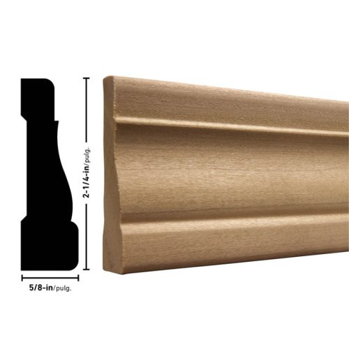 Empireco 356 5/8 x 2-1/4 inches Poplar Casing