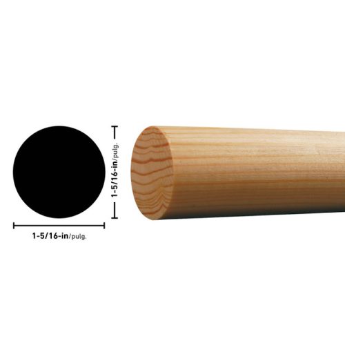 Empireco 233 Southern Yellow Pine Closet Pole