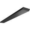 Ekena Millwork Antiqued Warm Silver Steel Hanging Shelf Bracket