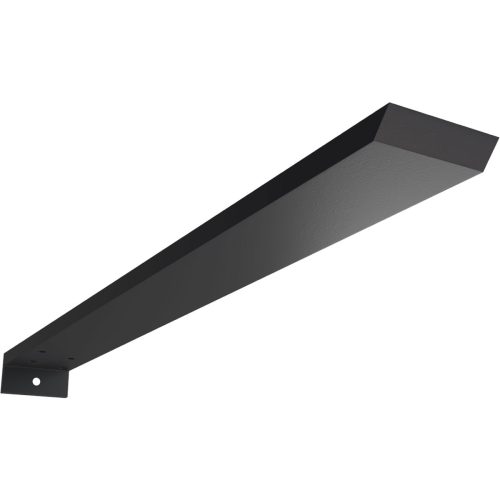 Powder Coated Black Hidden Floating Steel Flange Bracket