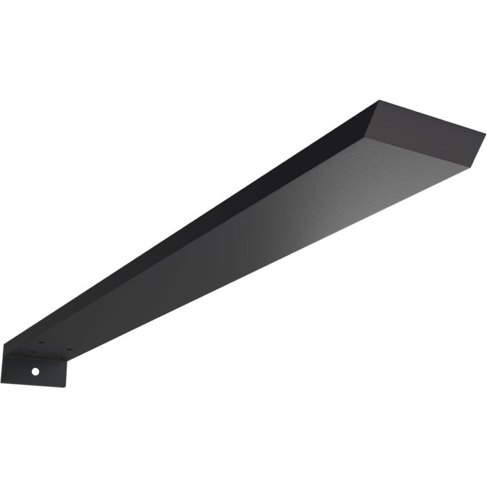 Powder Coated Black Hidden Floating Steel Flange Bracket