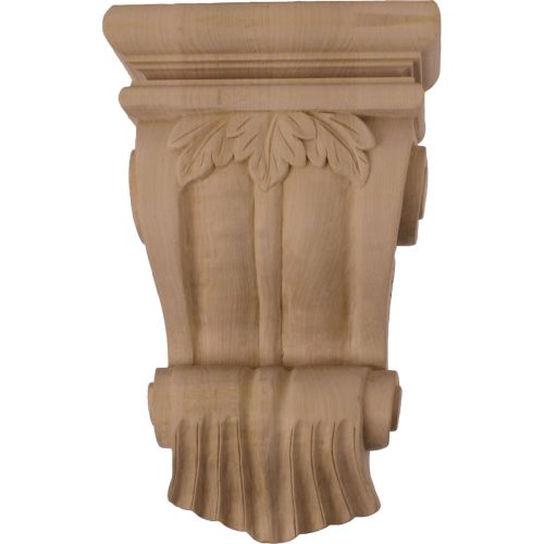 Ekena Millwork Traditional Leaf Corbel - 7"W X 3 1/2"D X 11"H