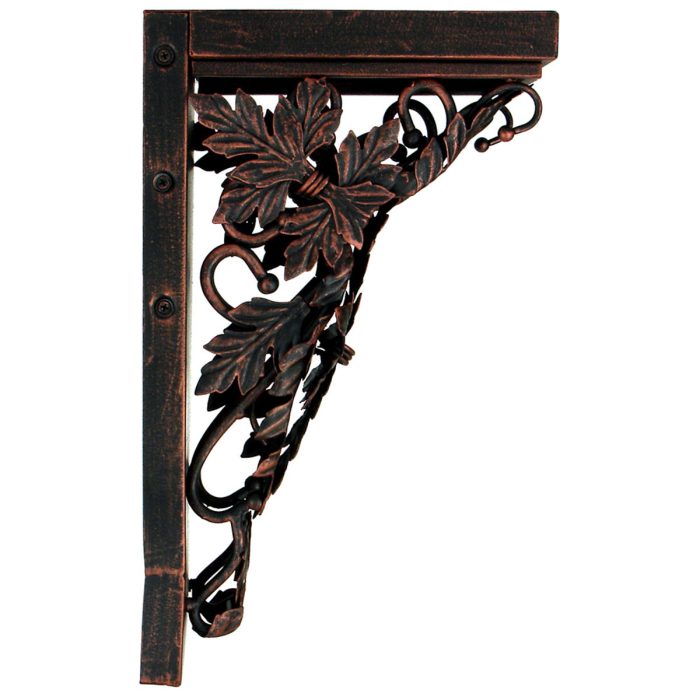 JKA Global Aged Copper Corinthian Palmette Corbel - 4"W X 7 3/4"D X 13"H - Image 3