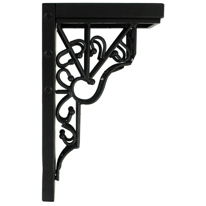 JKA Global Wrought Iron Barcelona Trellis Corbel - 4"W X 7 3/4"D X 13"H - Image 2