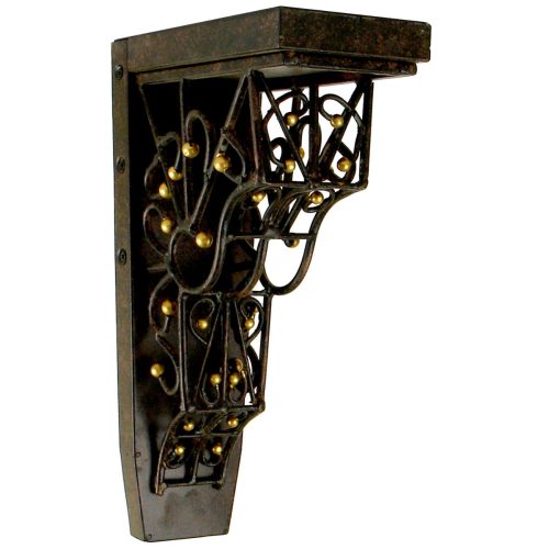 JKA Global Gilded Iron Barcelona Trellis Corbel