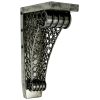 JKA Global Brushed Steel Victorian Ringlet Corbel
