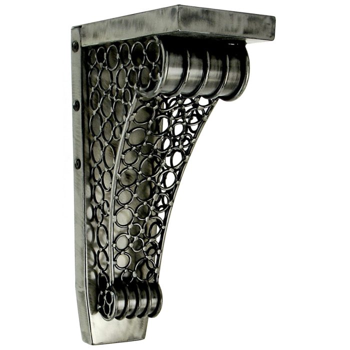 JKA Global Brushed Steel Victorian Ringlet Corbel