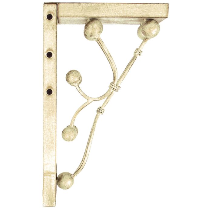 JKA Global Ivory Glaze Barcelona Trellis Corbel - 4"W X 7 3/4"D X 13"H - Image 2