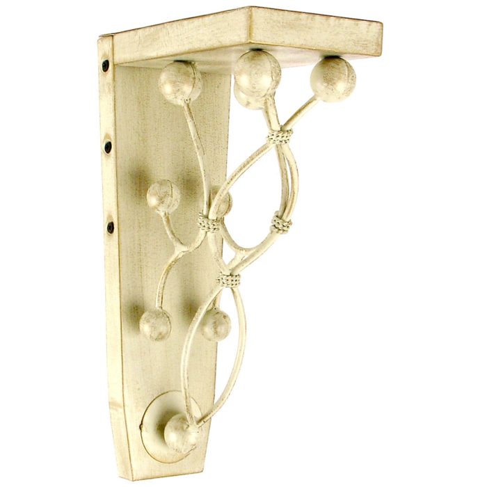 JKA Global Ivory Glaze Barcelona Trellis Corbel