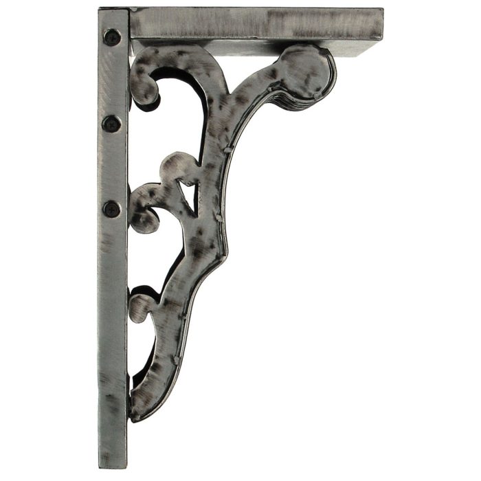 JKA Global Brushed Steel Basilica Cascade Corbel - 4"W X 7 3/4"D X 13"H - Image 2