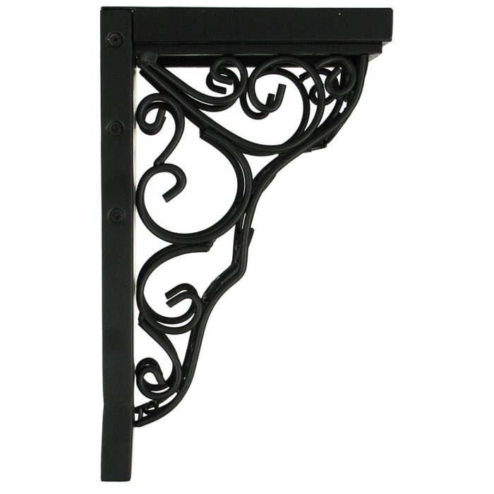 JKA Global Wrought Iron Tuscany Vinea Corbel - 4"W X 7 3/4"D X 13"H - Image 3