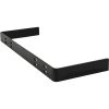 Brown Wood Products Flat Black Hidden Shelf Support Bracket
