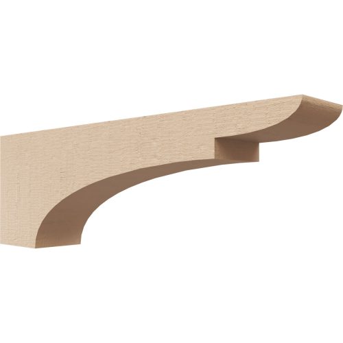 Ekena Series 3 Thin Yorktown Timberthane Corbel - 2"W X 12"D X 4"H