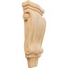 Ekena Millwork Extra Small Traditional Pilaster Wood Corbel - 4 3/4"W X 1-3/4"D X 10"H
