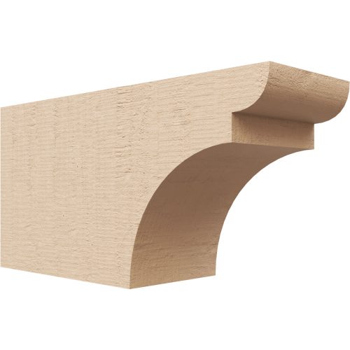 Ekena Millwork Yorktown Woodgrain Timberthane Rafter Tail - 4"W X 6"H